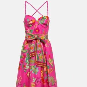 Farm Rio Delicate Fruit Garden Organic Cotton Dress Size Medium NWOT